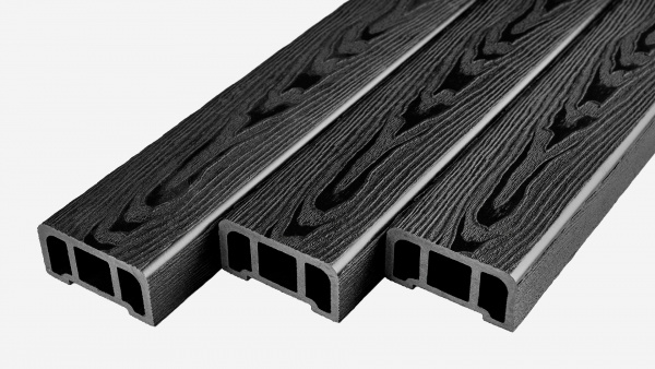 Перило Варяжский Композит 3000x92x45 мм, Антрацит